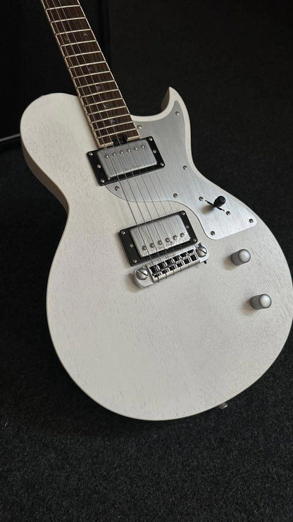 ARIA PRO II GUITARRA ELECTRICA 718MK2 L PAUL OPEN PORE WHITE A-718-MK2-OPWH