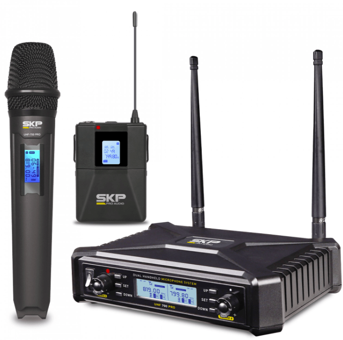 MICROFONO SKP UHF-700PRO