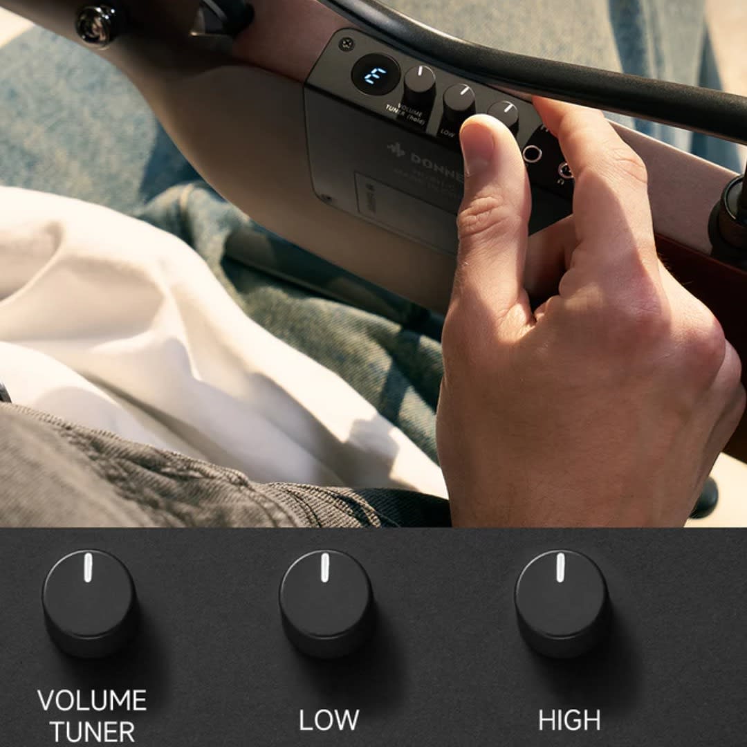 DONNER GUITARRA HUSH-C BLACK NYLON