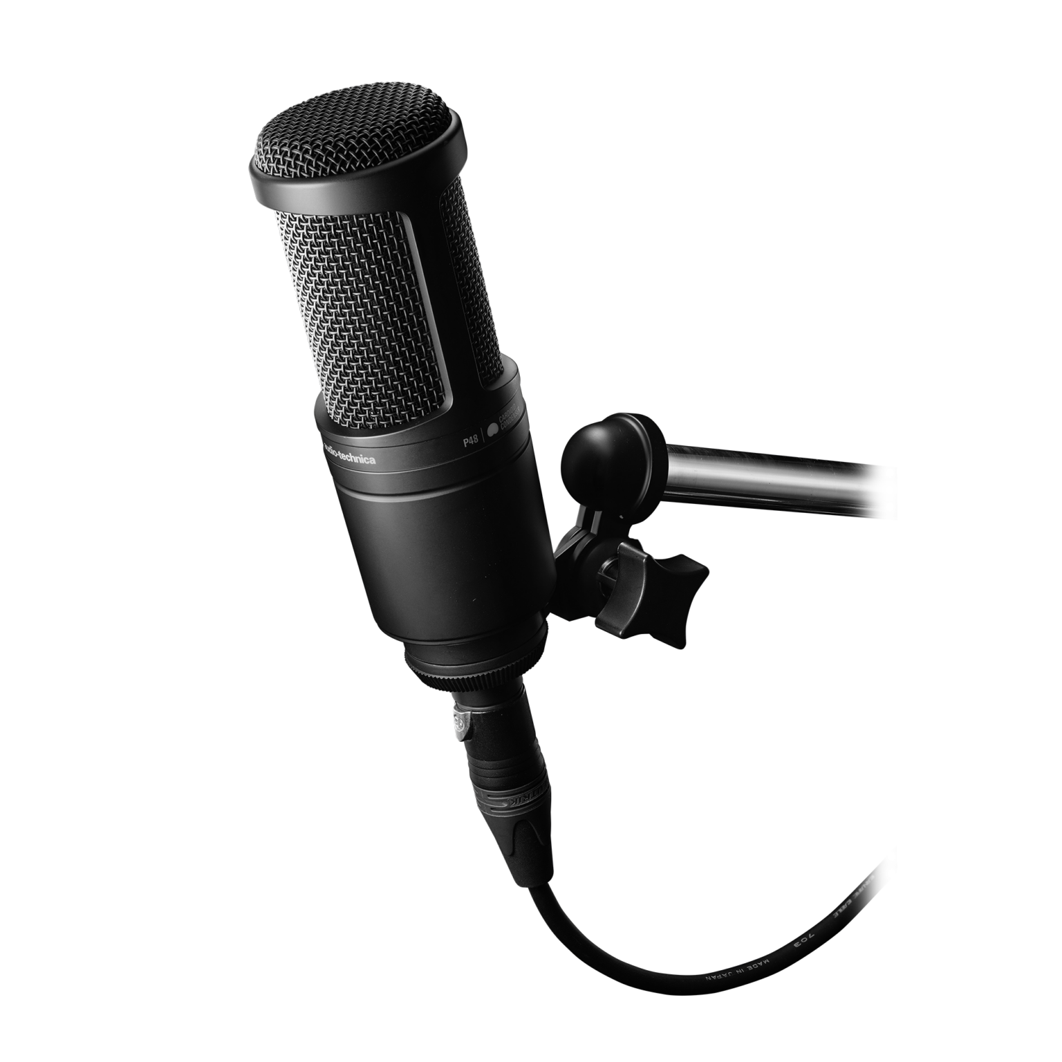 MICROFONO CONDENSADOR AUDIOTECHNICA AT2020 – Rincón del Músico