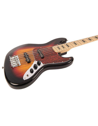 BAJO ELECTRICO VINTAGE V495SB 5 CUERDAS SUNBURST