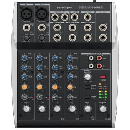 BEHRINGER XENYX 802S  MEZCLADORA INTERFAZ