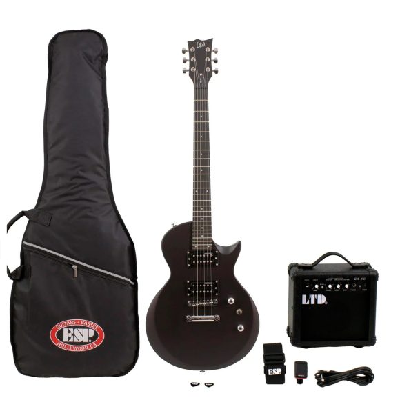 PACK GUITARRA ELECTRICA LTD EC BLK LECPACKBLKS SATIN