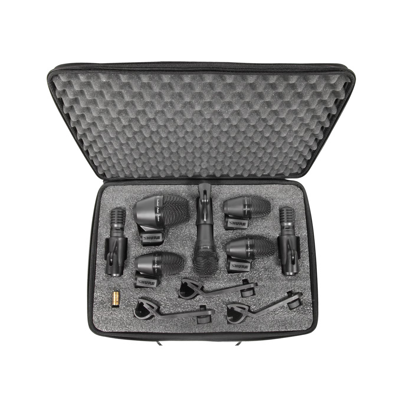 SHURE- PGADRUMKIT7 - KIT DE 7 MICROFONOS PARA BATERIA