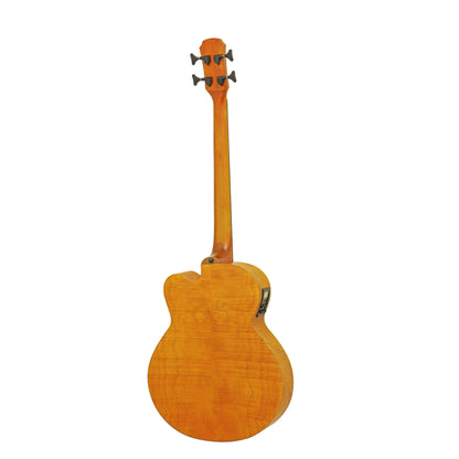ARIA BAJO ELECTROACUSTICO FEB-F2 ESCALA MEDIA ST BROWN FUNDA A-FEB-F2M- STBR