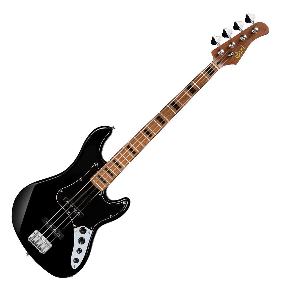 Cort GB64JJ BK Bajo Eléctrico Activo 4 Cuerdas – Jazz Bass Vintage