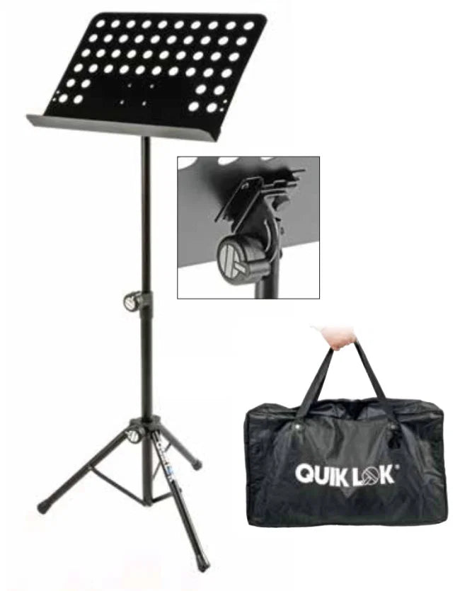 ATRIL DE DIRECTOR QUIKLOK CON FUNDA NEGRO MS330