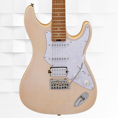 ARIA PRO II GUITARRA ELÉCTRICA 714MK2 STRAT MARBLE WHITE A-714-MK2-MBWH
