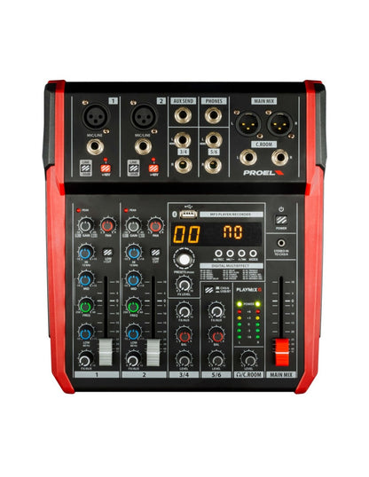 Mezclador analogo Proel Playmix 6