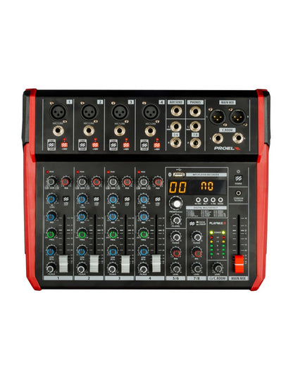 Mezclador analogo Proel Playmix 8