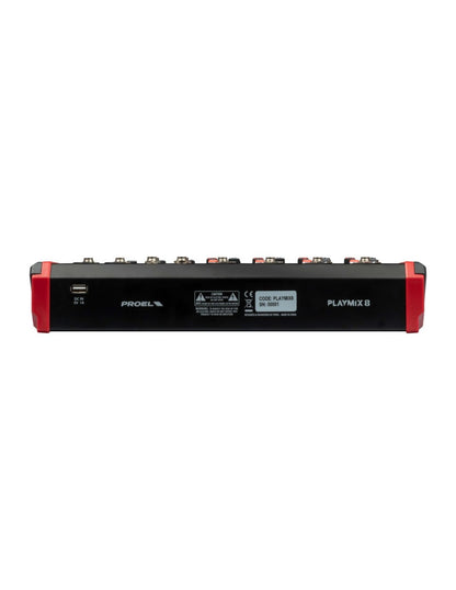 Mezclador analogo Proel Playmix 8
