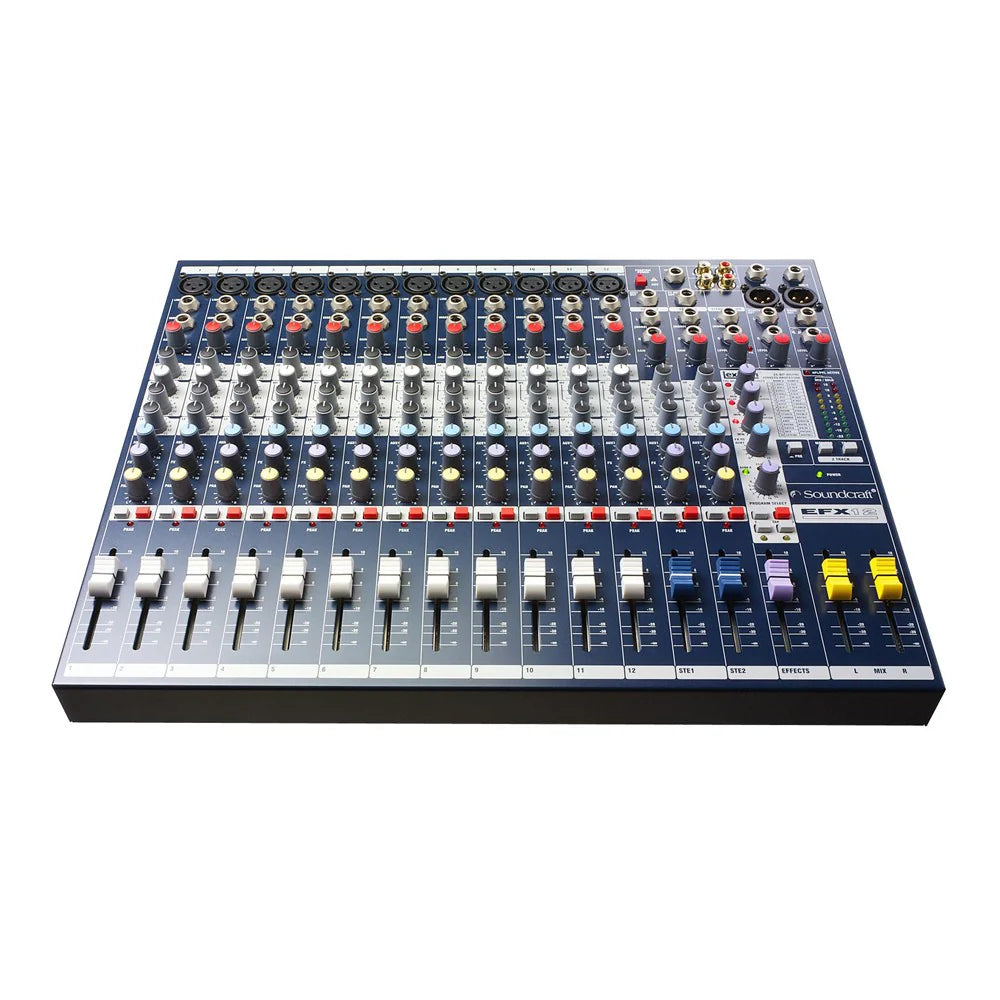 Mixer Soundcraft EFX12 de 12 Canales con Efectos Lexicon – Rincón