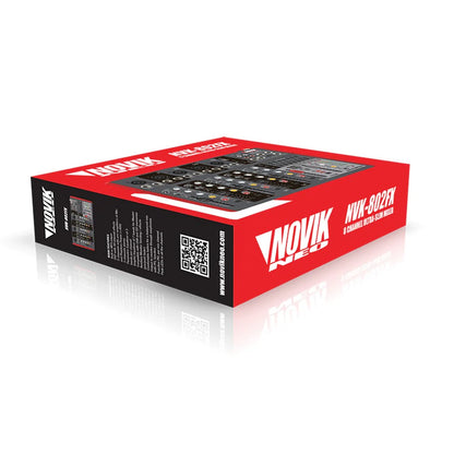 CONSOLA ANALOGA MIXER NOVIK NVK 802FX BT