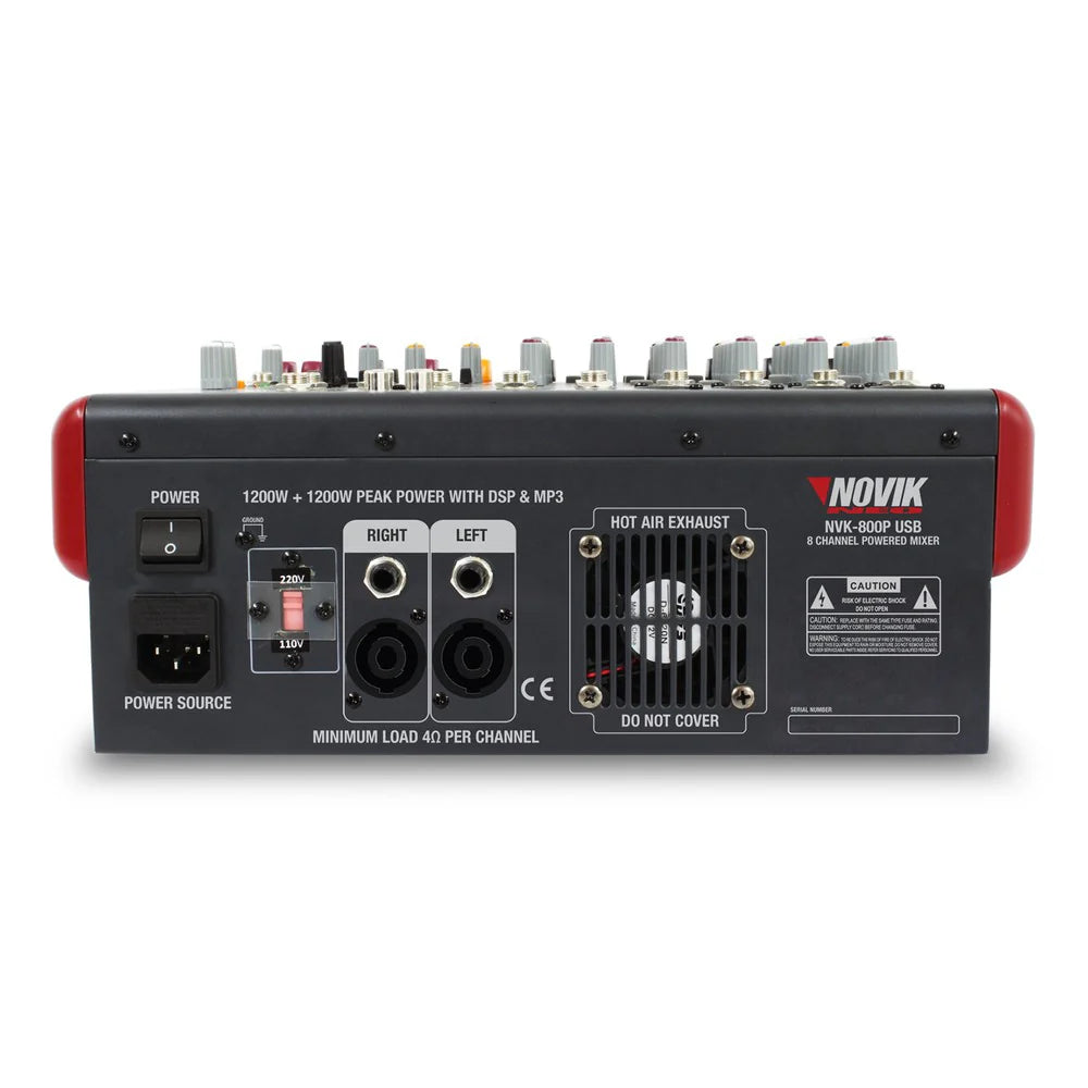 POWER MIXER NOVIK NVK 800P USB