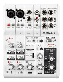 AG06 Mixer Interfaz De Audio USB De 6 Canales - Yamaha