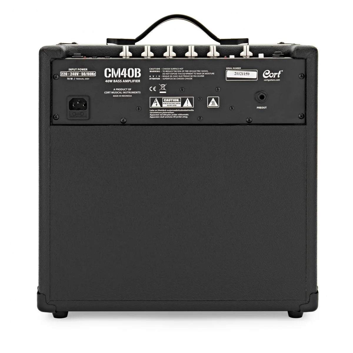 AMPLIFICADOR DE BAJO CORT 40W CM40B