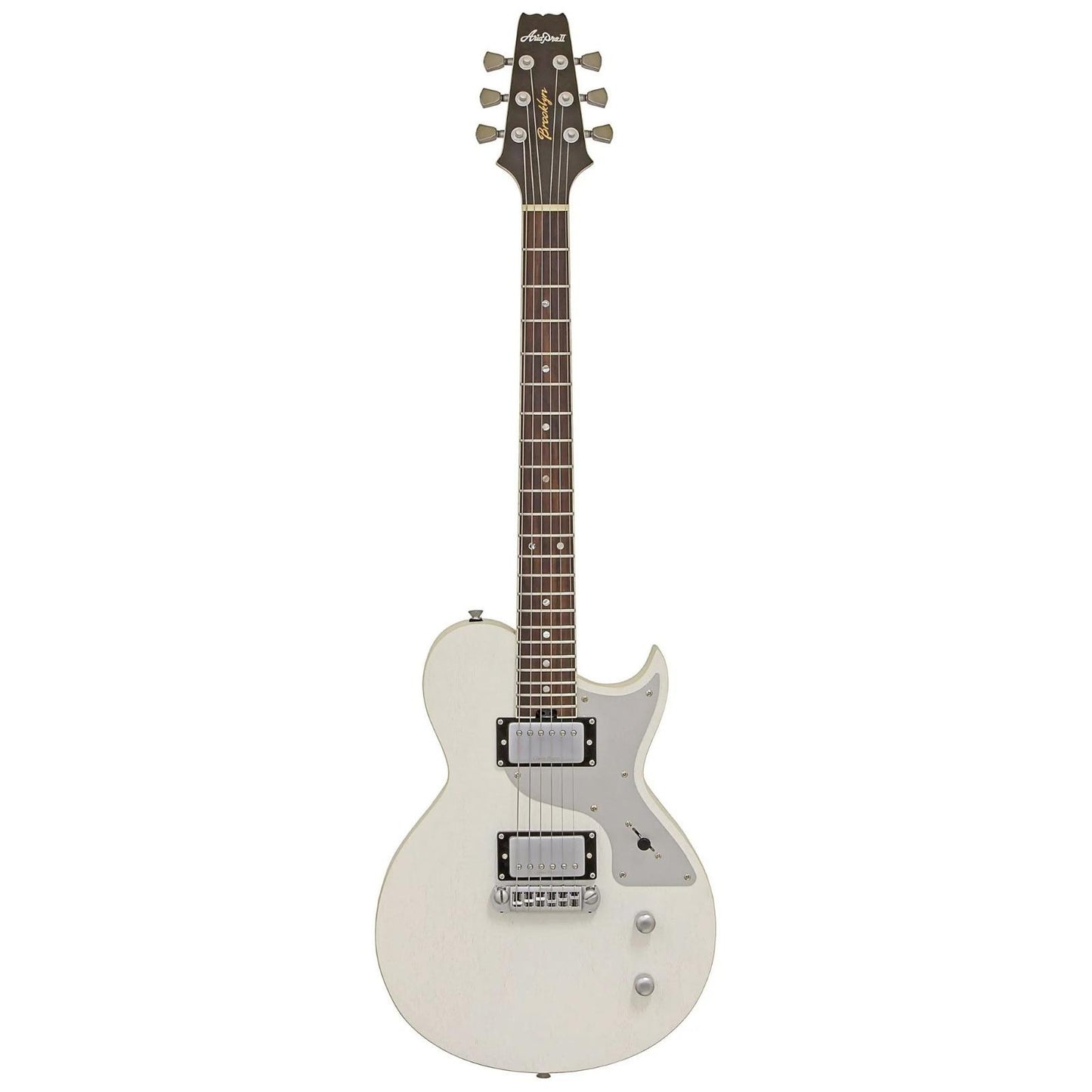 ARIA PRO II GUITARRA ELECTRICA 718MK2 L PAUL OPEN PORE WHITE A-718-MK2-OPWH