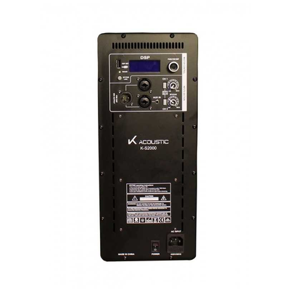 K-Acoustic KS-2000, Sistema De Audio Portable Activo