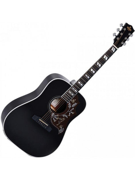 Guitarra Electroacustica Sigma DM-SG5 BK Black