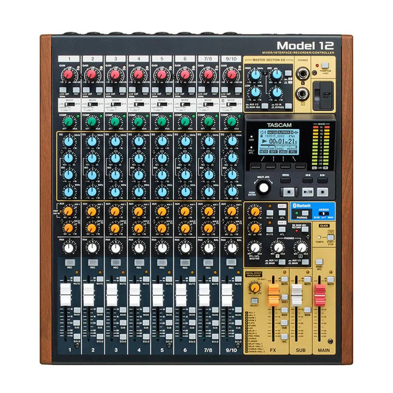 TASCAM MODEL 12 - MIXER / INTERFAZ DE 12 CANALES