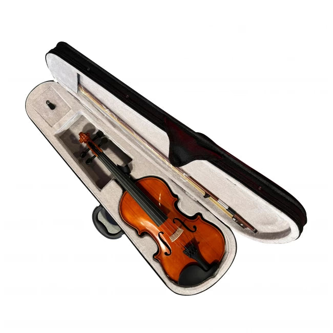 violin wotan de estudio 4/4 con estuche arco y resina