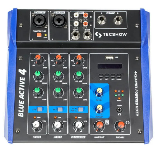 Power Mixer BLUE ACTIVE 4 TECSHOW